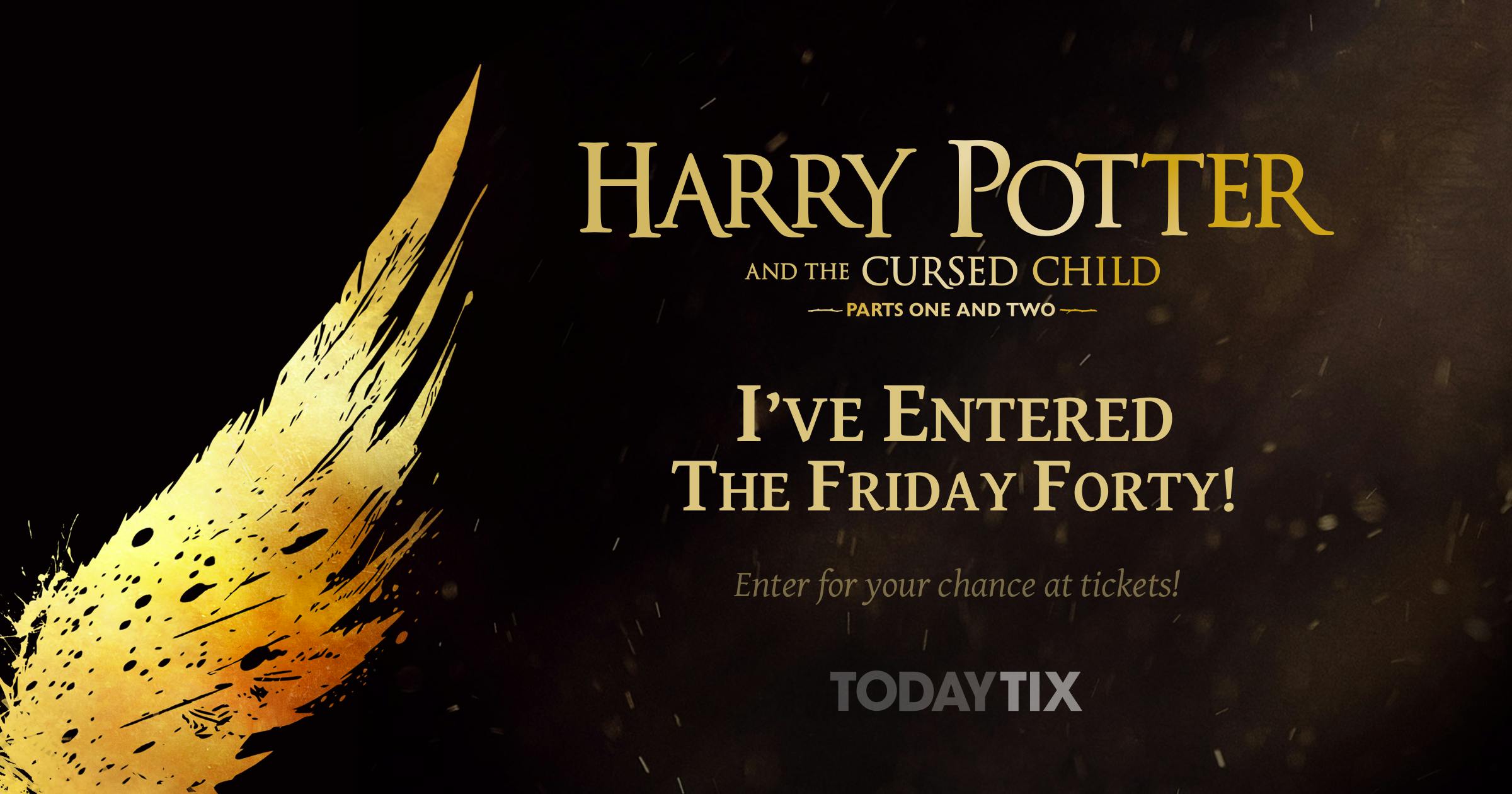 Harry Potter Broadway Ticket Lottery TodayTix